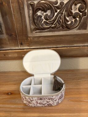 Jewelry Organizer Box with Tassel NWOT